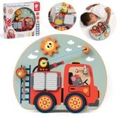TABLICA MANIPULACYJNA LABIRYNT PRZEPLATANKA MONTESSORI MOTORYCZNA PĘTLA 6w1