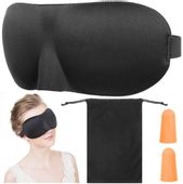 Opaska na Oczy do Spania 3D + Zatyczki do Uszu + ETUI