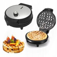 1000 W GOFROWNICA NA 1 DUŻE CHRUPIĄCE GOFRY REGULACJA TEMPERATURY DUŻA MOC