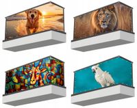 Osłona balkonowa mata ozdobna na balkon na wymiar DUŻY WYBÓR ZWIERZĘTA