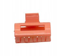 Spinka klamra plastikowa prostokątna średnia morelowy 4cm