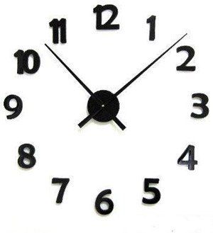 ZEGAR ŚCIENNY CZARNY 12 GODZIN WYKONANY JEST Z WYSOKIEJ JAKOŚCI MATERIAŁÓW na Arena.pl