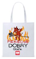 Dla Grafika Na Prezent Torba Eco Biała Shopper Z Nadrukiem Ze Zdjęciem