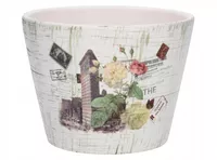 OSŁONKA CERAMICZNA DONICZKA DEKORACYJNA NA KWIATY