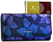 portfel damski skórzany ptn 421077-onbf s.blue