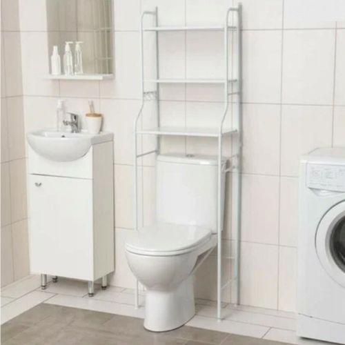 Półka nad toaletę pralkę wc stojak do łazienki szafka łazienkowa na Arena.pl