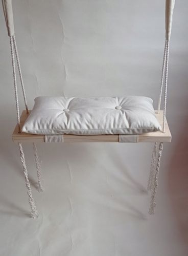 Huśtawka siedzisko dla dzieci dom ogród pokój beż na Arena.pl