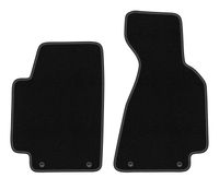 Dywaniki przednie welurowe czarne do: Audi 80 B5 1994-2000 cabrio