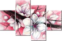 140CM 70 OBRAZ PĄKI WIŚNI CZERWIENI ŚCIENNY