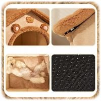 LEGOWISKO DLA KOTA PSA DOMEK BUDKA KOJEC PLUSZOWY PODUSZKA POSŁANIE BUDA