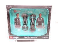 Mercedes-AMG W15 Hamilton Russell ZESTAW BOLIDÓW F1 1:43 BBURAGO 18-38115