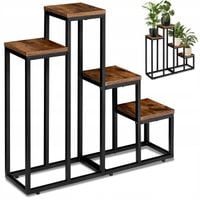 KWIETNIK STOJĄCY STOJAK PÓŁKI NA KWIATY DONICE ROŚLINY LOFTOWY