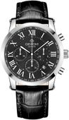 zegarek męski giewont chronograph sapphire srebrno czarny gw6260-a2