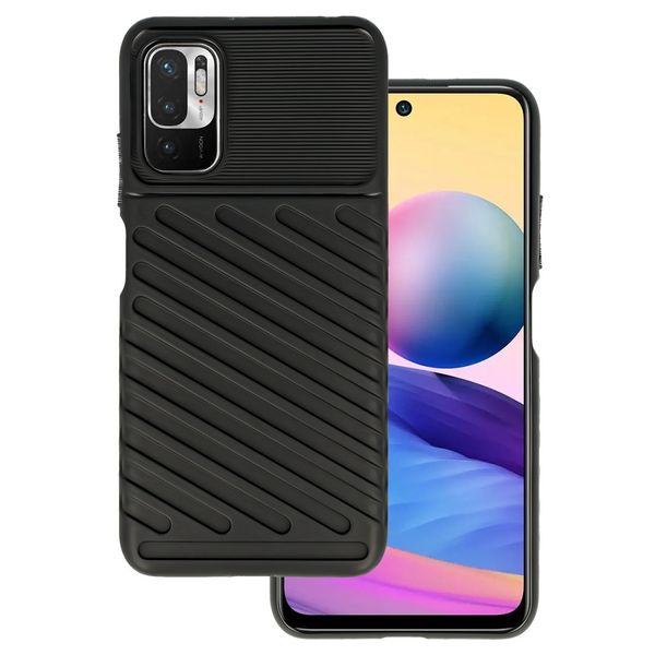 Thunder Case do Xiaomi Redmi Note 10 5G Czarny zdjęcie 1