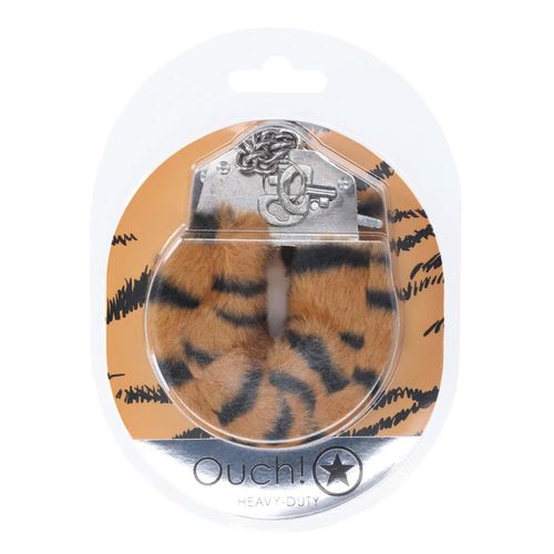Heavy-Duty Fluffy Handcuffs - Tiger na Arena.pl