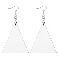 Kolczyki z MDF-u do sublimacji - duży trójkąt