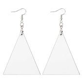 Kolczyki z MDF-u do sublimacji - duży trójkąt