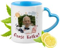 Korwin Kubek Błękitny Z Uszkiem W Kształcie Serca Na Prezent