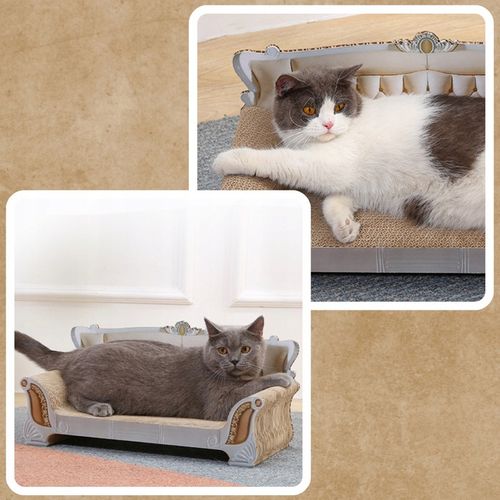 Drapak Tekturowy Dla Kota SOFA Legowisko Karton Kanapa Leżak 52cm na Arena.pl