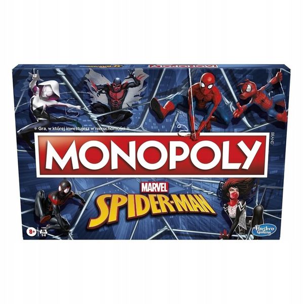GRA PLANSZOWA MONOPOLY SPIDERMAN wersja polska zdjęcie 2