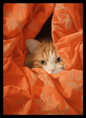 Plakat 25x35cm Ukryty Kot na Arena.pl