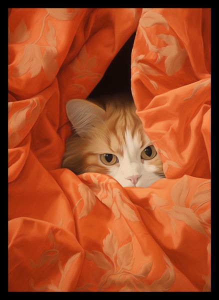 Plakat 25x35cm Ukryty Kot zdjęcie 2