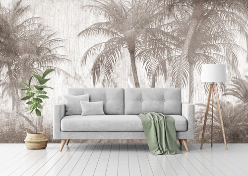 Fototapeta PALMY Las Tropikalny Tekstura Abstrakcja 270cm x 180cm na Arena.pl