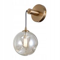 Lampa ścienna, kinkiet mosiądz do sypialni, salonu, przedpokoju PERLOS