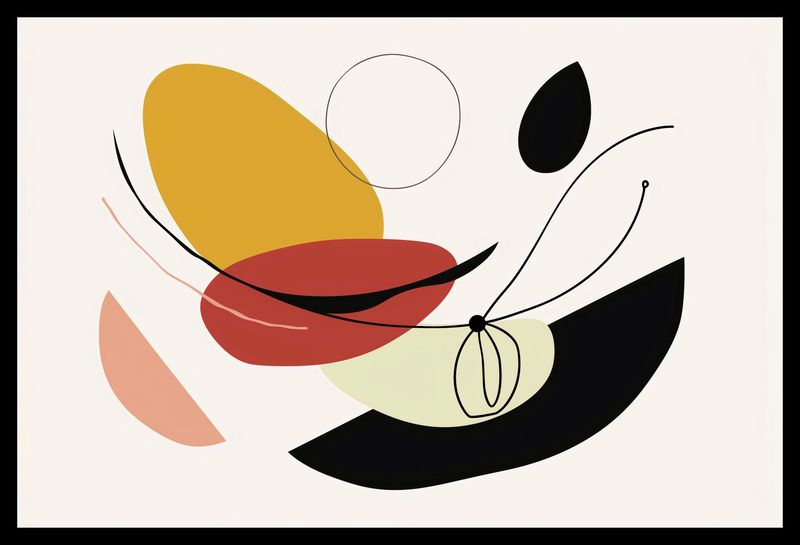 Plakat 45x30cm Geometryczna Krzywizna zdjęcie 2