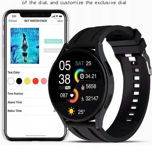 ZEGAREK SMARTWATCH PL ROZMOWY SPORT SMART WATCH 2 PASKI WATCH PRO LIMITED na Arena.pl