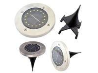 Lampa ogrodowa solarna 16 led najazdowa czujnik