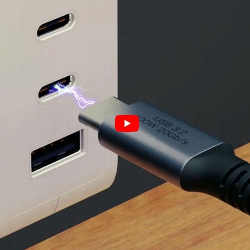 KABEL USB C SZYBKIE ŁADOWANIE 100W USB Typ C 3.2 DO APPLE Thunderbolt 2M na Arena.pl