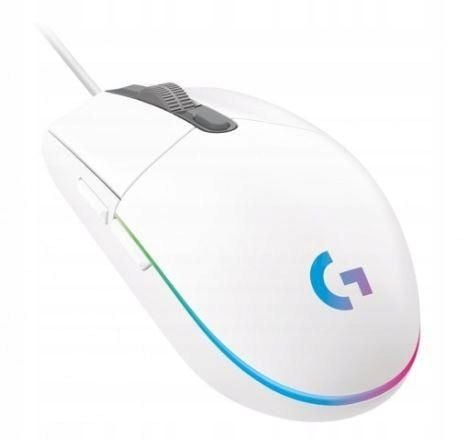 Mysz przewodowa LOGITECH G102 Lightsync Biały na Arena.pl