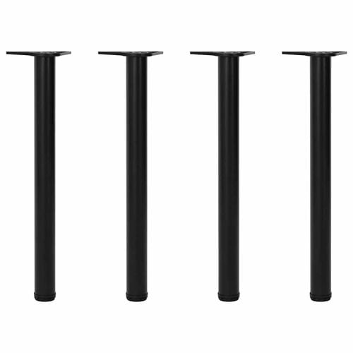 4 Nogi do stołu z regulacją wysokości Czarne 710 mm na Arena.pl