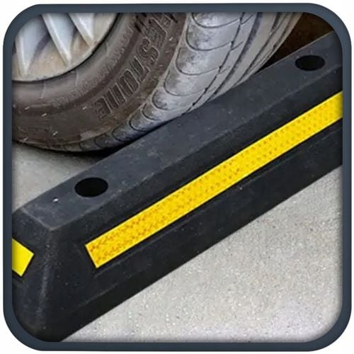 2x SEPARATOR ODBOJNIK PARKINGOWY OGRANICZNIK ODBOJNIK NAJAZD ZESTAW na Arena.pl