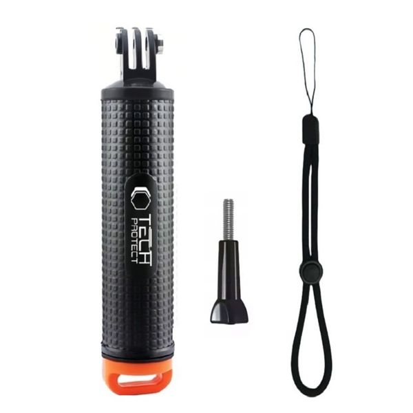 tech-protect ga100 float hand grip gopro / dji black zdjęcie 2