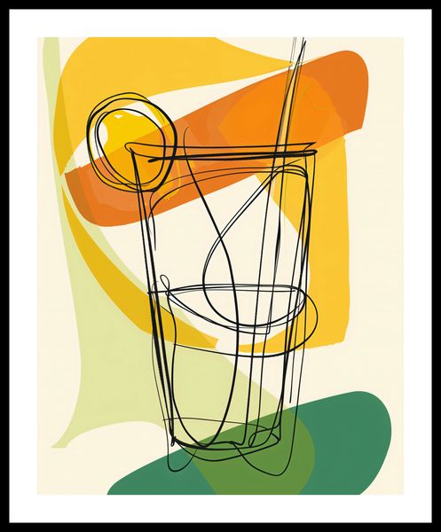 Plakat 40x50cm Koktajl Artystyczny zdjęcie 3