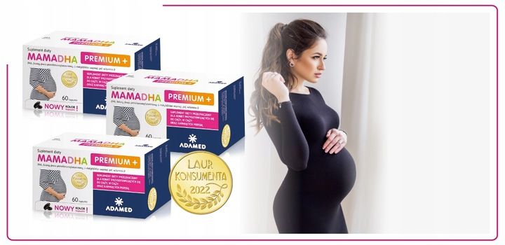 MamaDHA Premium+ DHA witaminy dla mamy 180 kaps. zdjęcie 6