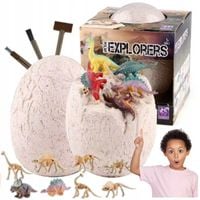 JAJO SKAMIELINA DINOZAURA Z ZESTAWEM NARZĘDZI MAŁY ARCHEOLOG WYKOPALISKA