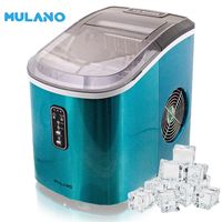 17107 Błękitna Kostkarka do kostek lodu domowa barowa inox