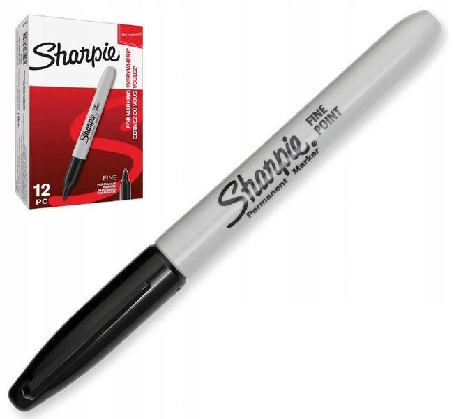 marker sharpie 08 fine czarny (12) 8305 zdjęcie 1
