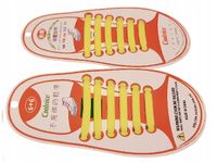 Sznurówki silikonowe bez wiązania DLA DZIECI 12szt