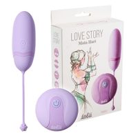 jajeczko dopochwowe, wibrujące na pilota. mata hari purple