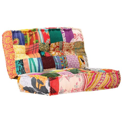 VidaXL Sofa, 120x120x20 cm, tkanina, patchwork na Arena.pl