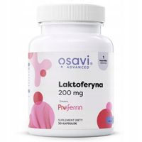 Osavi Laktoferyna Proferrin 200 mg Trawienie Odporność 30 kapsułek