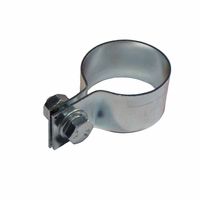 Obejma kolana tłumika WSK125 czarna  /PL/