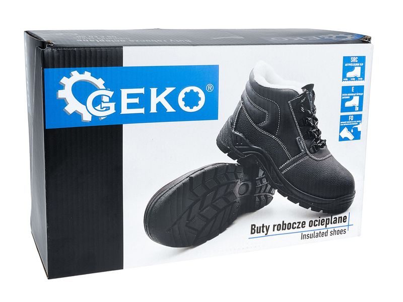 BUTY ROBOCZE OCHRONNE OCIEPLANE SKÓRZANE E FO SRC GEKO G90560 ROZMIAR 46 zdjęcie 12