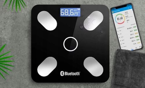 WAGA ŁAZIENKOWA ELEKTRONICZNA ANALITYCZNA POMIAR TŁUSZCZU WODY BMI 180 na Arena.pl