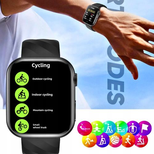 SMARTWATCH Z FUNKCJĄ POMIARU CUKRU GLUKOZA AMOLED MT500 CIŚNIENIE MENU Pl na Arena.pl