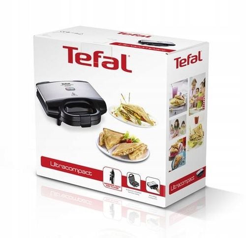 Opiekacz TEFAL Ultracompact SM1552 Srebrno-czarny, 700 W na Arena.pl
